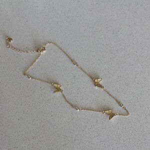 Gold Butterfly Necklace